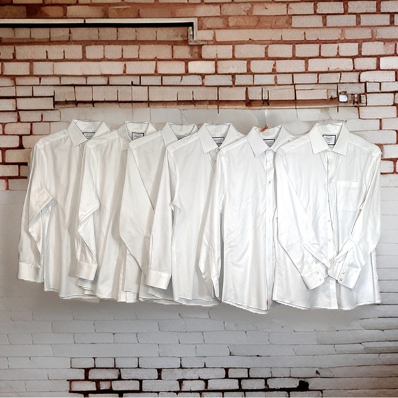 Charles Tyrwhitt Other - Charles Tyrwhitt EUC 6 (Six) 16/33 White Mens Long Sleeve Dress Shirts